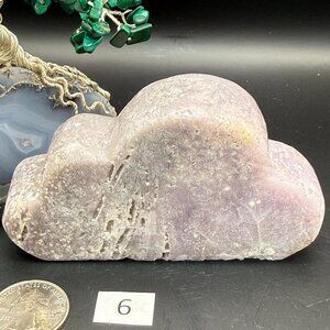 Pink Amethyst Cloud Carving - 277g Druzy Crystal for Heart Chakra Healing & Home